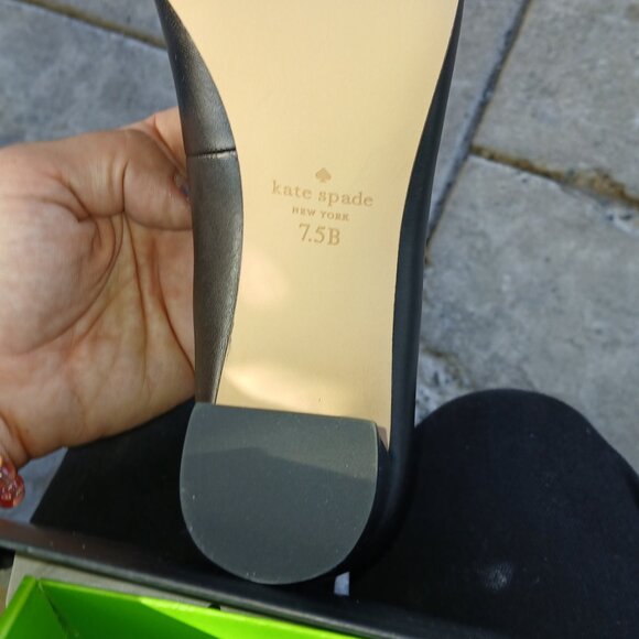 Kate Spade nwt nappa heels 7.5 - Picture 4 of 4
